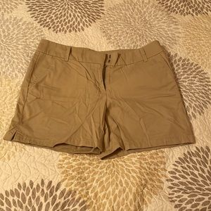 Loft tan shorts